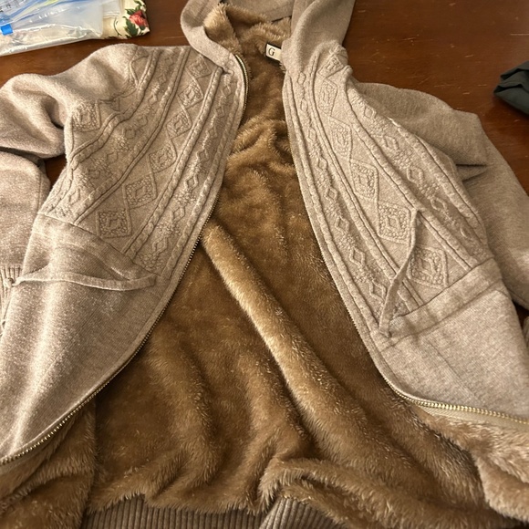 G M Zip up Lined Sweater - Picture 6 of 10